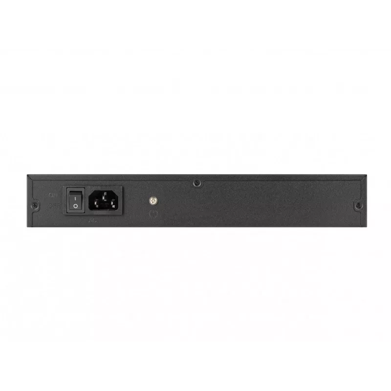 Hallitsematon kytkin LANBERG RSGE-24 — 24× Gigabit Ethernet 1U, rack-asennettava, musta