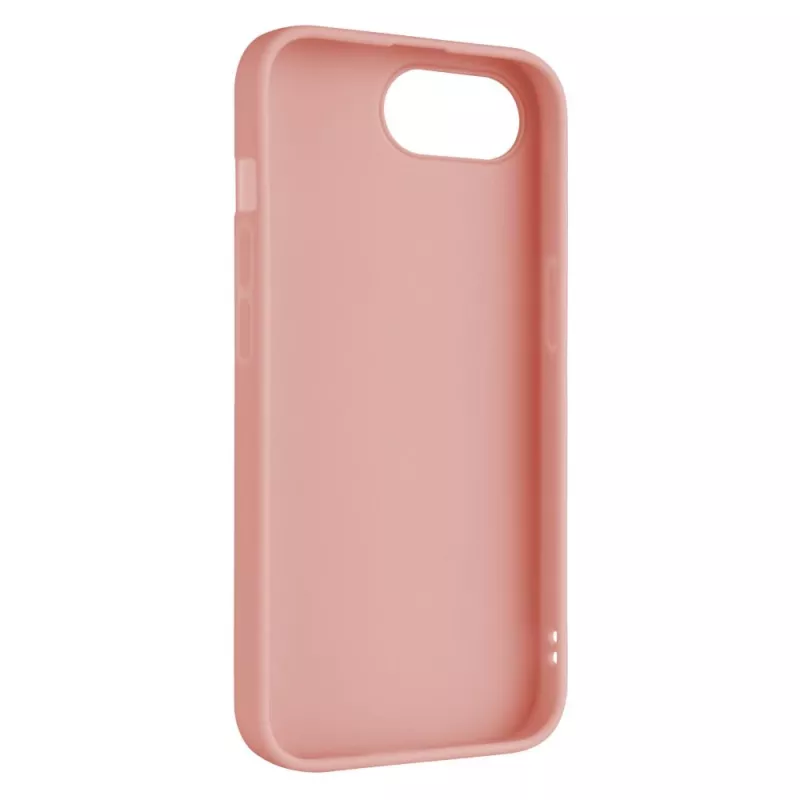 Kännykän takakansi FIXED Apple iPhone 16e -puhelimeen, kumi, pinkki