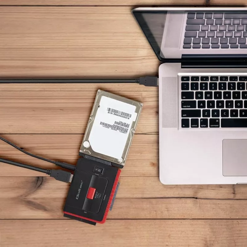 USB 3.0 - IDE SATA III -sovitin QOLTEC 50645
