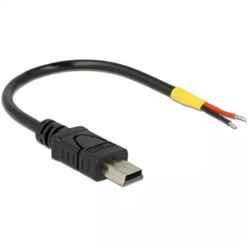USB-kaapeli DeLOCK 85251 Mini-USB B 0,1 m musta