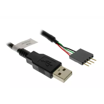 USB-kaapeli Akasa 0,4 m USB A musta