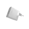 Laturi FIXED FIXC65-2C-WH sisäkäyttöön AC-pikalataus 2x USB Type-C
