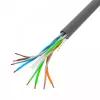 Verkkokaapeli Lanberg LCU6-11CU-0100-S U/UTP Cat6 100 m harmaa