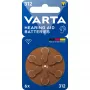 Varta 24607101416 kuulolaitteen paristo koko 312 PR41, sinkki-ilma, 1,45 V, 6 kpl
