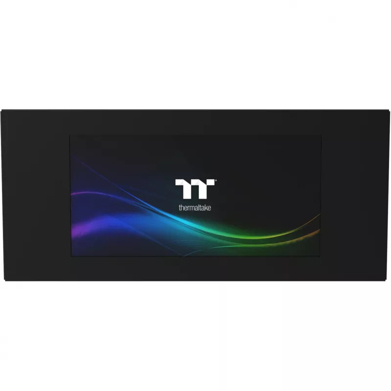 LCD-paneelisarja Thermaltake View 600 TG 6,0 inch musta — sisäinen näyttömoduuli PC-koteloihin