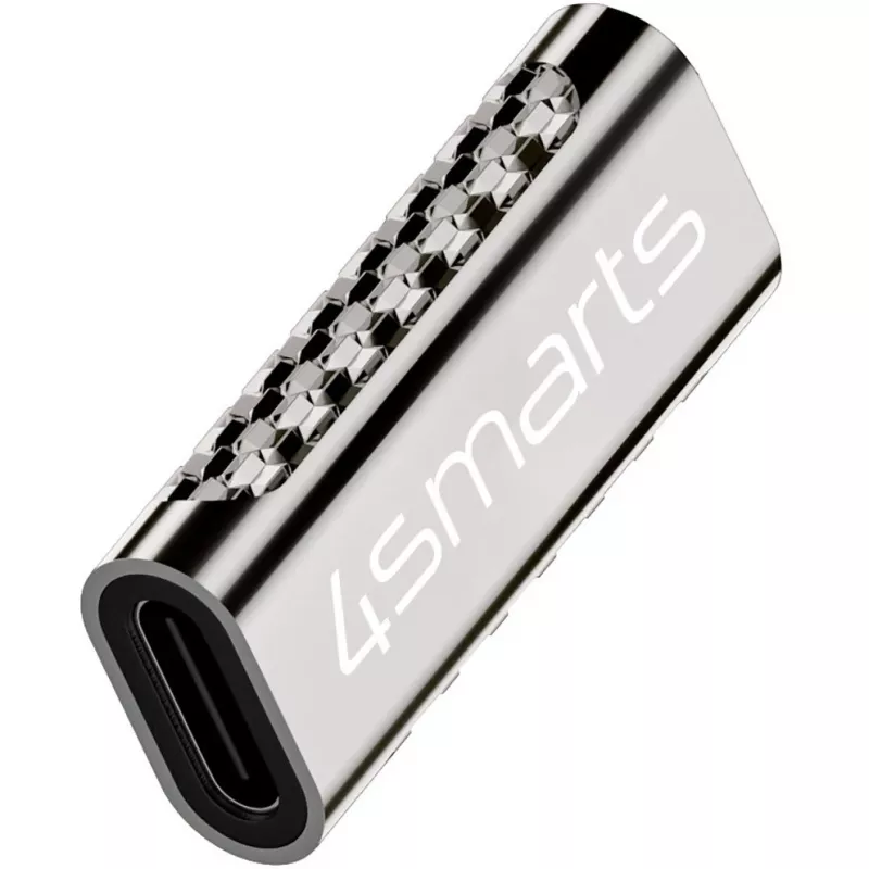Kaapeliadapteri 4smarts 540464 USB-C – USB-C hopea