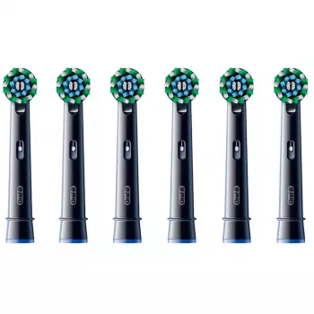 Oral-B Pro CrossAction CleanMaximizer -varapäät, musta, 6 kpl