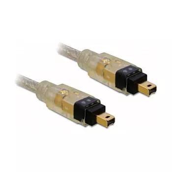 FireWire A/A -kaapeli DeLOCK 1,0 m harmaa