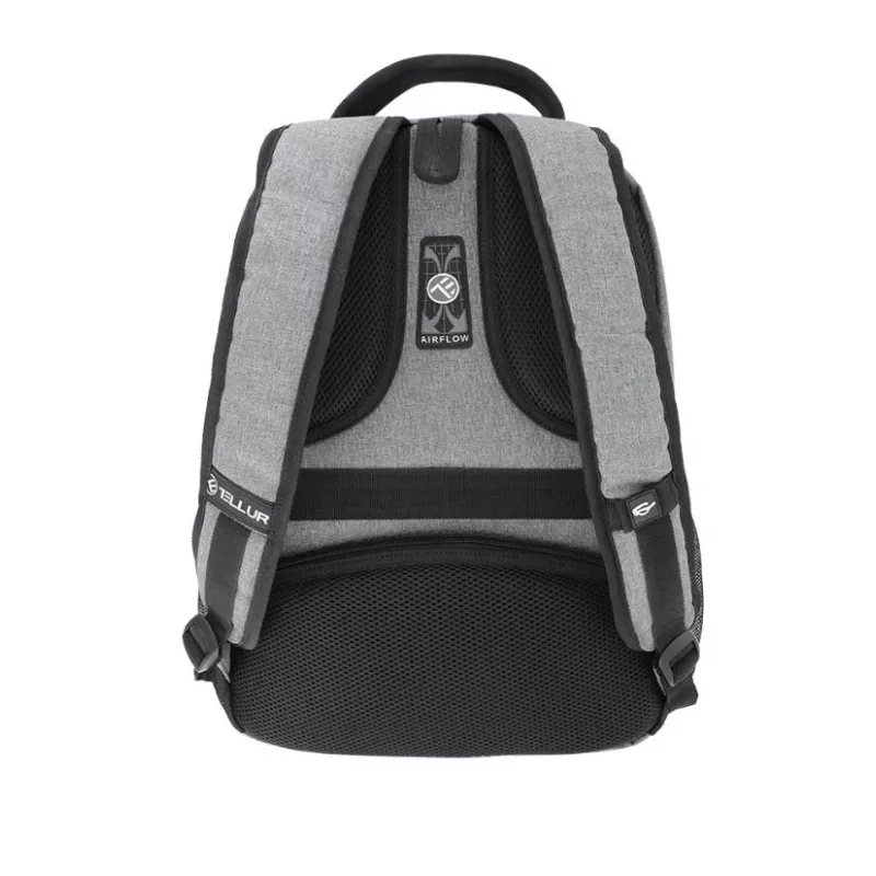Kannettavan tietokoneen reppu Tellur Companion 15,6 inch USB-liitännällä, harmaa