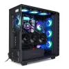 Sharkoon REBEL C80G RGB Midi Tower musta