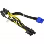 Supermicro - CBL-PWEX-1017 GPU-virtakaapeli - sisäinen virtalähde, 8-napainen 8-napaiseen PCIe Power (6+2) 20 cm