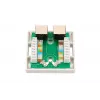 Pinta-asennettava verkkorasia Extralink EX.9649 — 2x RJ45 Cat5e STP