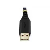 StarTech.com 2ft (60cm) 2-porttinen USB-sarja-adapterikaapeli, vaihdettavat DB9-ruuvit/mutterit, COM-säilytys, USB-A - DB9 RS232, FTDI, tason 4 ESD-suoja, Windows/macOS/ChromeOS/Linux – tukeva TPE-rakenne