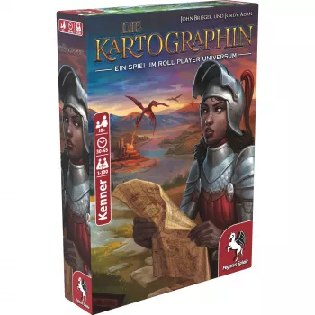 Pegasus Spiele Die Kartographin lautapeli
