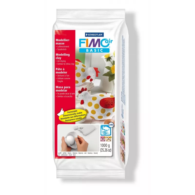 Muovailumassa Staedtler FIMO air basic 8101 valkoinen 1 kg