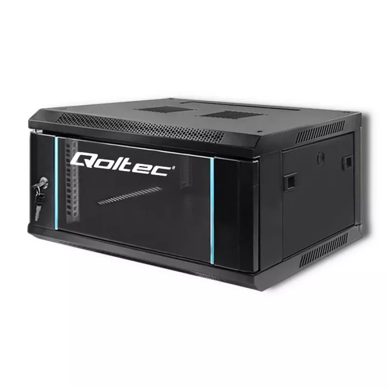 19 tuuman räkkikaappi QOLTEC 54461, 4U, 600x280x450 mm