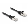 Verkkokaapeli DeLOCK RJ50 uros RJ50 uros S/FTP 0,25 m musta