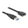 USB-kaapeli DeLOCK 83599 USB 3.2 Gen 1 3 m USB A Micro-USB B musta