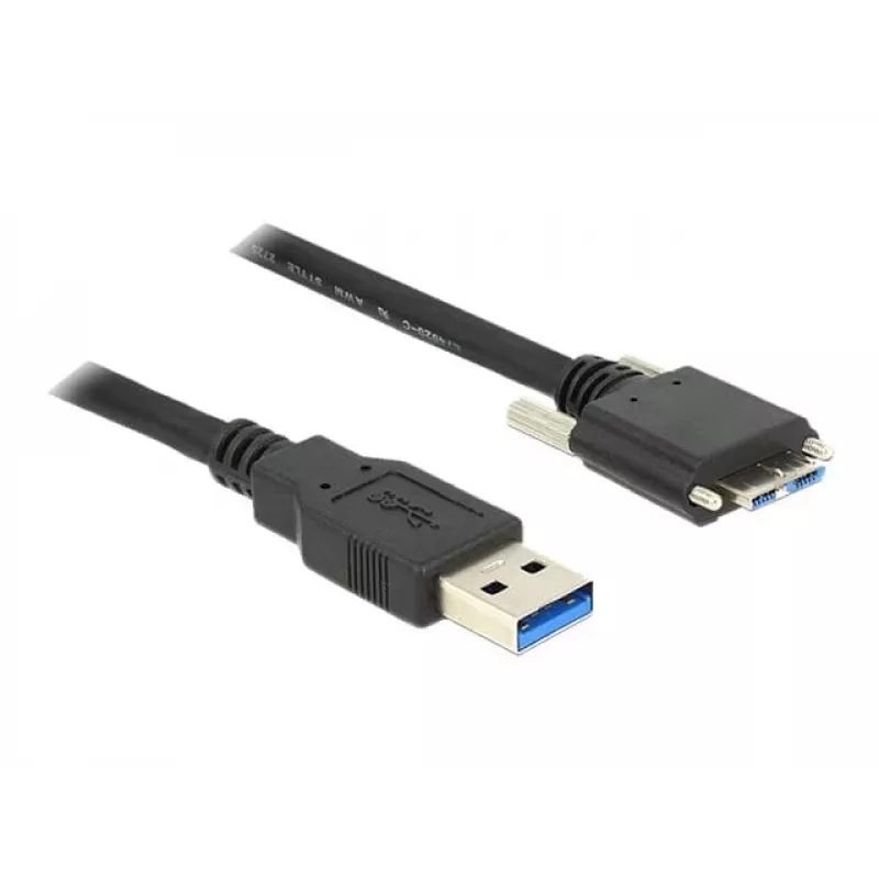 USB-kaapeli DeLOCK 83599 USB 3.2 Gen 1 3 m USB A Micro-USB B musta
