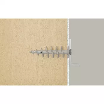 Ruuvi-tulppa Fischer 570349 FID II Plus 80 mm valkoinen 25 kpl