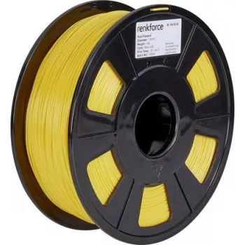 Renkforce RF-4511202 3D-tulostusmateriaali polymaitohappo (PLA) keltainen 1 kg (RF-4511202)