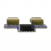 DeLOCK 9-napainen 2,54 mm 2 x USB 2.0 1 x 9-napainen 2,54 mm musta sininen hopea