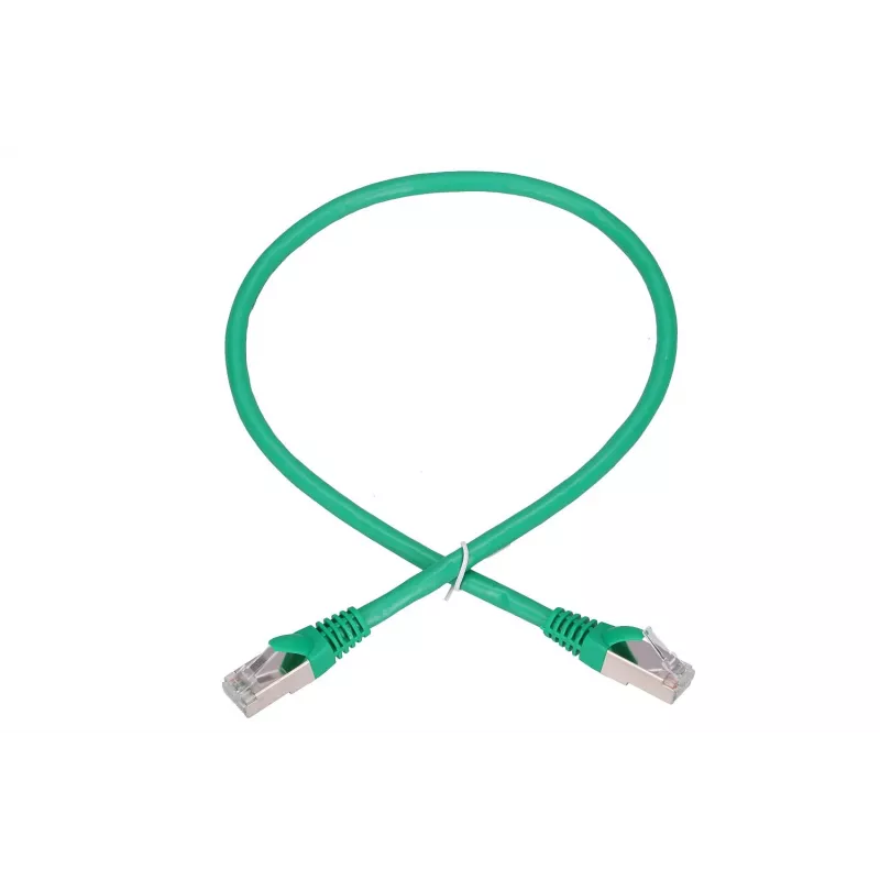 Verkkokaapeli Extralink LAN patchkaapeli Kat.6 FTP RJ-45 Cat6 0,5 m vihreä