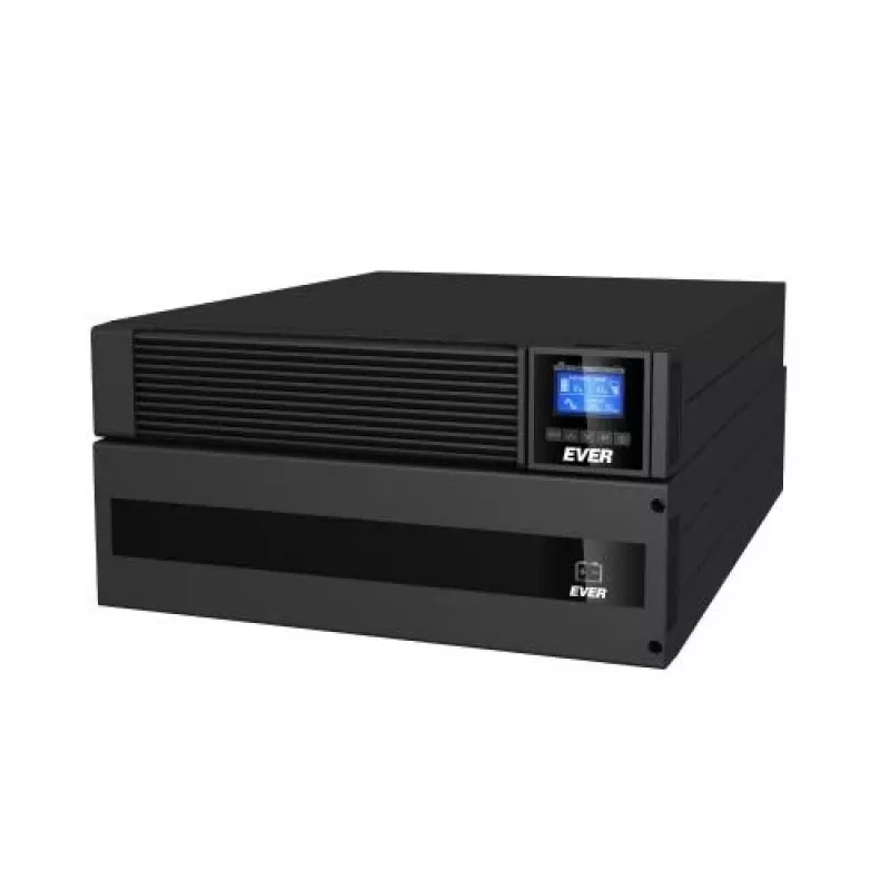 UPS EVER POWERLINE RT Plus 6 kVA T/PWPLRT-116K00/00 — online-kaksoismuunnin rack/torni-UPS 6kVA