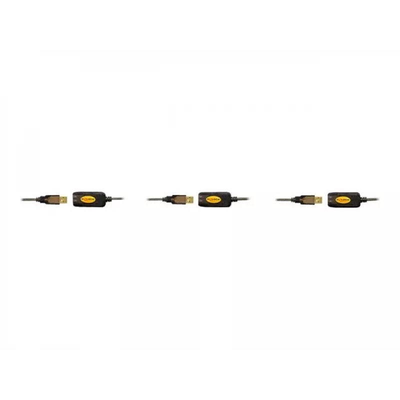 USB-kaapeli DeLOCK 82446 USB 2.0 10m musta