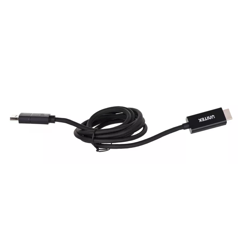 UNITEK KAAPELI DisplayPort 1.2, HDMI, 4K@60 Hz, 1,8 m, V1608A