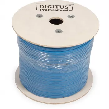 DIGITUS Cat.6A U/FTP -asennuskaapeli, 500 m, simplex, Eca