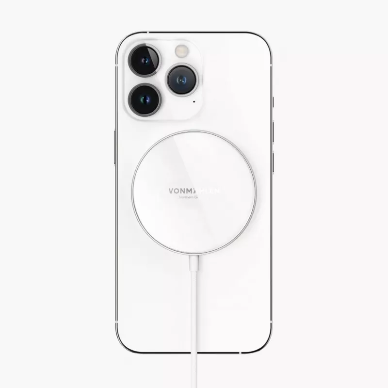 Vonmählen Aura Mini magneettinen langaton latausalusta, valkoinen