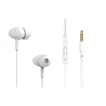 In-ear-kuulokkeet Tellur Basic Gamma johdollinen valkoinen