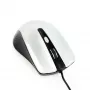 Johdollinen molempikätinen optinen hiiri GEMBIRD MUS-4B-01-BS, USB Type-A, 1200 DPI, 4 painiketta, musta/hopea
