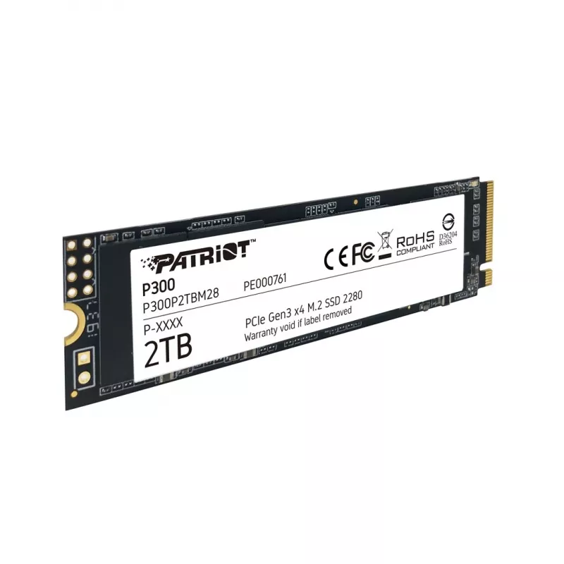 SSD-kiintolevy Patriot Memory 2 TB M.2 PCI Express 3.0 NVMe P300