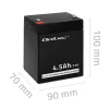 Qoltec 53033 AGM-akku 12 V 4,5 Ah, maks. 1,35 A, huoltovapaa