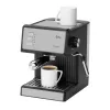 Jata JECA2525 espressokeitin, 20 bar, 850 W, 1,8 l vesisäiliö, höyryputki, musta / ruostumaton teräs