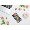 iKins puhelinkotelo iPhone XS Max — mosaiikkikuvio, musta