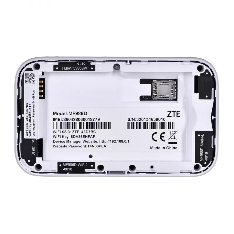 Reititin ZTE MF986D 4G UFI LTE CAT12/13 1x USB Type-C, 1x SIM-paikka 2x TS-9