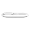 Belkin WIZ021VFWH - 2-in-1 langaton latausalusta Qi2-teknologialla 15 W, valkoinen