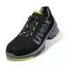 Uvex 85438 Unisex aikuisten turvakengät musta lime polyuretaani mikronahka