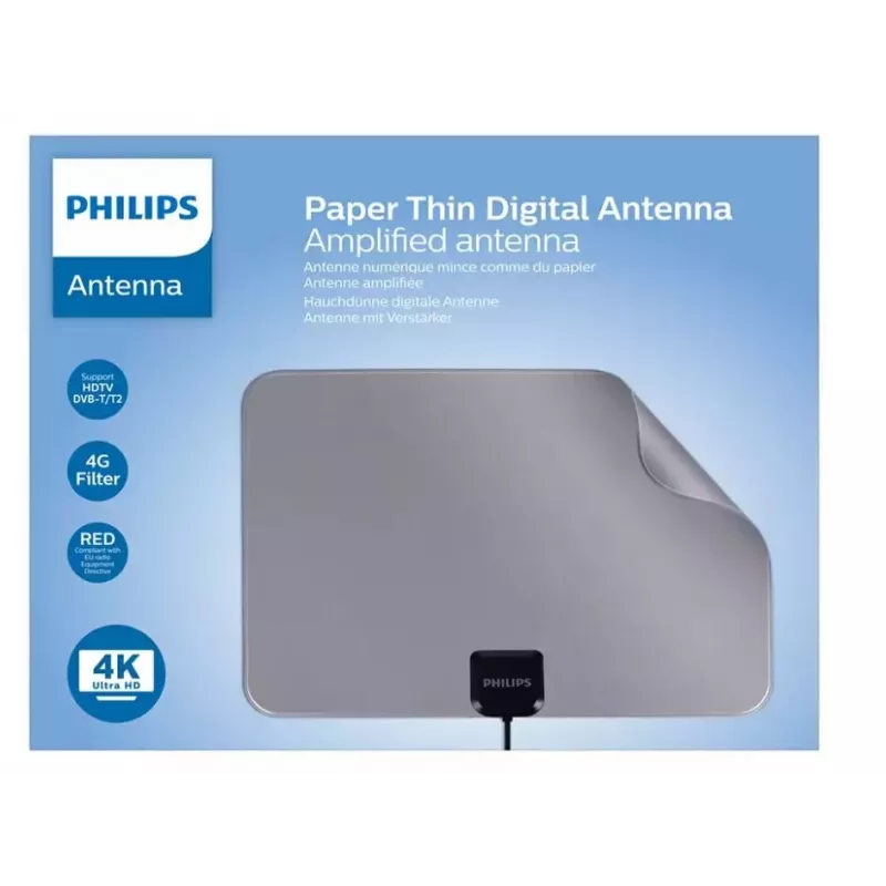 Paperinohut sisäantenni 2m 3G/4G suodatin punainen