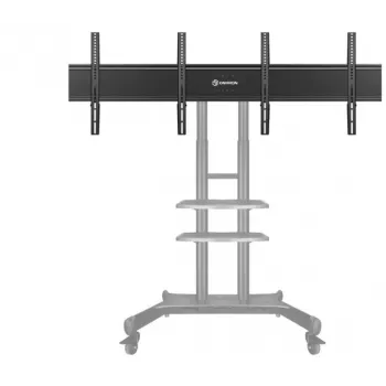 ONKRON ADV1881-B TV-tarvike korkeussäädettävä kaksois-VESA-paneeliteline yhteensopiva VESA 75x75 ja 100x100 kanssa