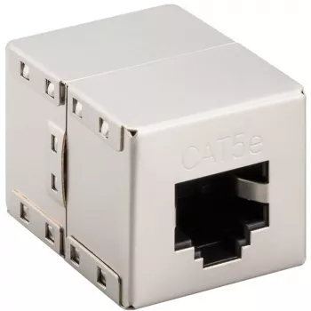 Wentronic Goobay CAT 5e RJ45-liitin/liitäntä – jopa 100 MHz verkkoihin, suojattu (15027)