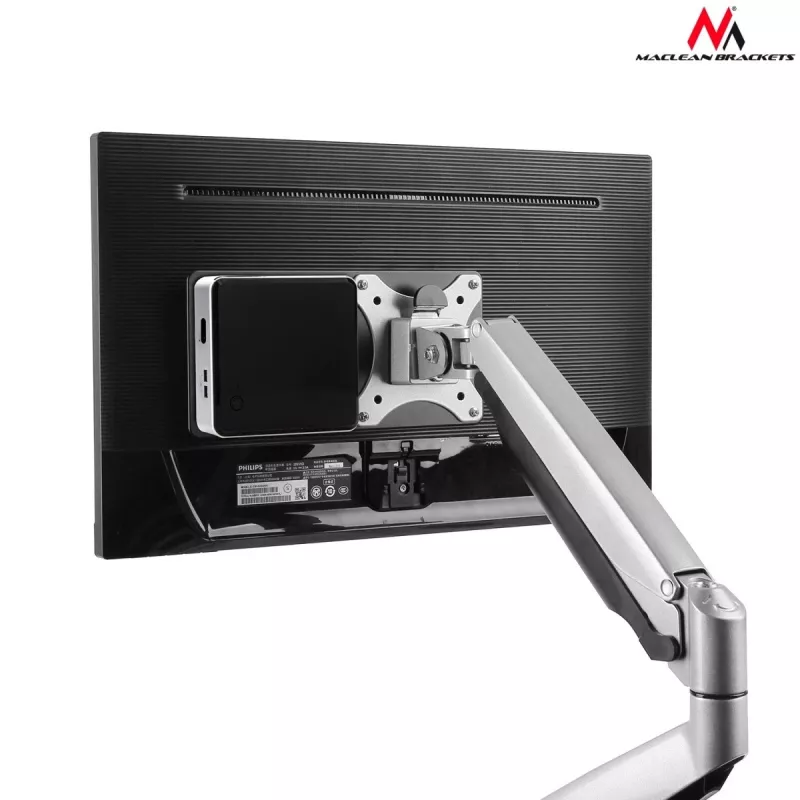 Maclean MC-721NUC Mac Mini CPU PC VESA -tietokonepidin pääkiinnityksellä