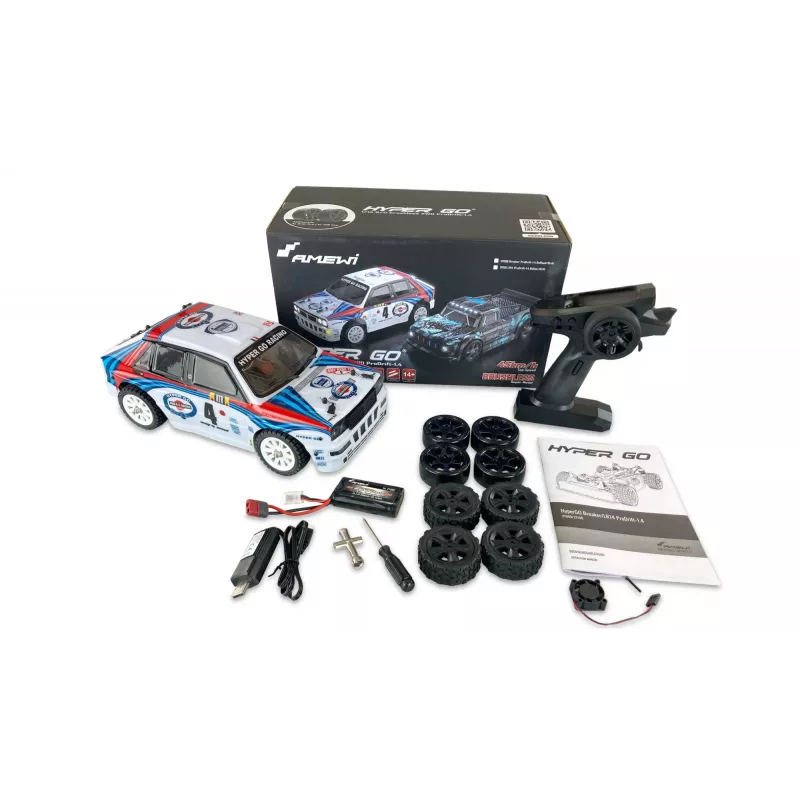Auto Amewi Hyper Go LR14 Prodrift 1:14 sähkömoottori 2000 mAh