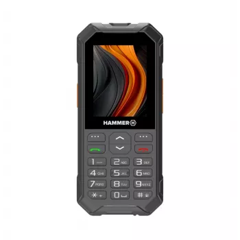 Hammer 6 LTE matkapuhelin, 2,4" IPS, Dual SIM, 2500 mAh, musta (TEL000927)