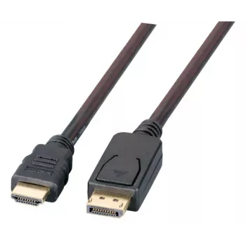 EFB-Elektronik DisplayPort/HDMI-kaapeli Full HD, A-A uros-uros, 2 m, musta Valmistaja: EFB Elektronik (K5561SW.2V2)