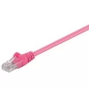 Wentronic Goobay CAT 5e -verkkokaapeli, U/UTP, magenta, 3 m – CCA kuparisekoitus (95232)