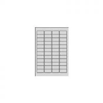 Avery Zweckform Avery - irrotettava liima - valkoinen - 45,7 x 21,2 mm 1200 tarraa (25 arkkia x 48)